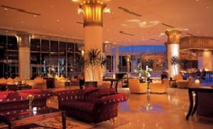 Lobbyen på Ritz Carlton