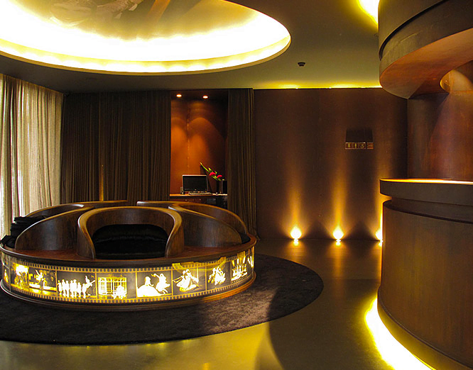 Lekker hotell lobby